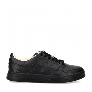 Sneakers bărbați Premiata Quinn negri din piele naturală 1699BP7324N