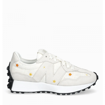 Sneakers femei New Balance 327 albi din piele și textil 2879DPSS327DCAA