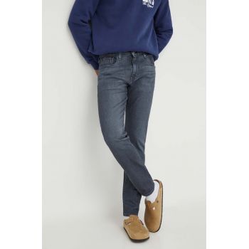 Levi's jeansi 512 SLIM barbati, culoarea albastru marin