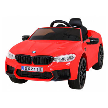 Masinuta electrica drift pentru copii 3-8 ani BMW M5, 24V 500W cu viteza 6-13 km/h, scaun tapitat, Telecomanda 2.4GHz, Bluetooth Radio FM, lumini LED