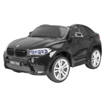 Masinuta electrica pentru 2 copii BMW X6M (2168) XXL Negru metalizat
