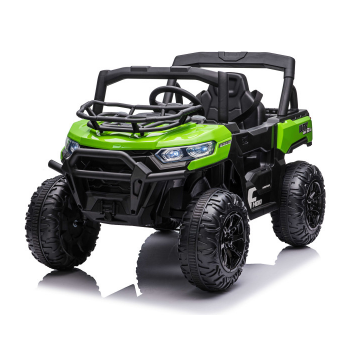 Masinuta electrica pentru copii 1-5 ani UTV OFF-ROAD cu Telecomanda 2.4 GHz, faruri si stop cu lumini LED, 12V 90W (1188) Verde