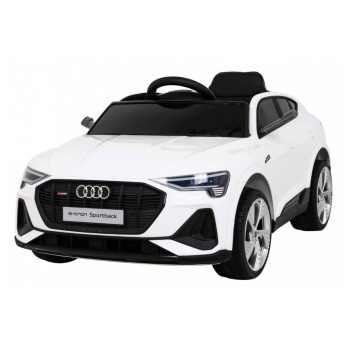 Masinuta electrica pentru copii Audi E-Tron Sportback 4x4 12V 100W (6688) Alb