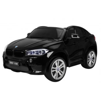 Masinuta electrica pentru copii BMW X6M (2168) XXL cu 2 locuri, Negru
