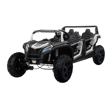 Masinuta electrica pentru copii Buggy RACING UTV 2000 cu 4 locuri 24 Volti (A033) Alb