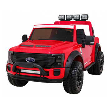 Masinuta electrica pentru copii Ford Super Duty XXL cu 2 locuri, 4x4 (2088) Rosu