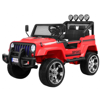 Masinuta electrica pentru copii NEW RAPTOR S2388 4x4 EVA  Rosu