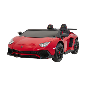 Masinute electrice pentru copii | Masina electrica pentru 2 copii Lamborghini Aventador SV, 24V 400W (8803) Rosu