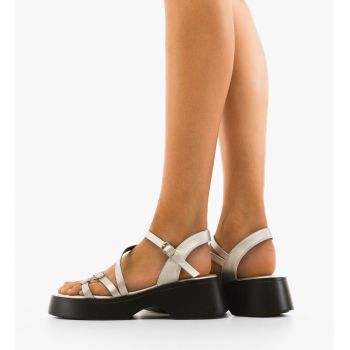 Sandale dama Mininara Argintii