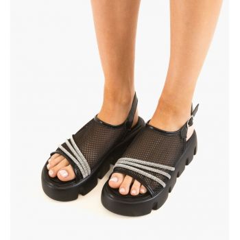 Sandale dama Oklara Negre 2