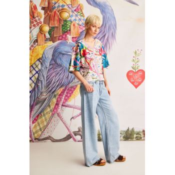 tricou din bumbac culoarea bej
