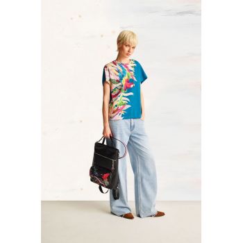 tricou din bumbac culoarea verde