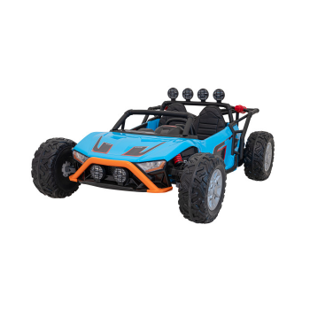 UTV electric pentru 2 copii 24V 400W Buggy Racing Kids (3168) Albastru