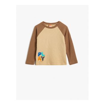 Bluza cu imprimeu text