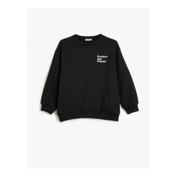 Bluza de trening cu imprimeu text