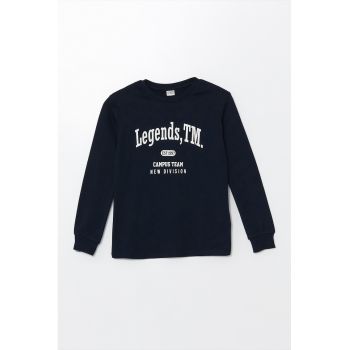 Bluza de trening cu imprimeu text