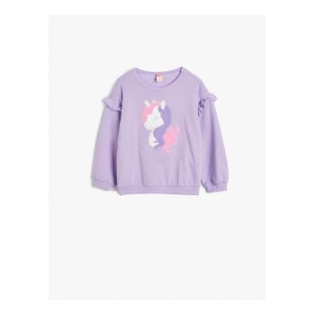 Bluza de trening cu volane Unicorn