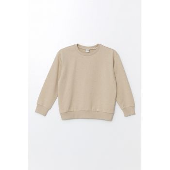 Bluza de trening din amestec de bumbac cu model uni