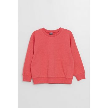 Bluza de trening din amestec de bumbac cu model uni