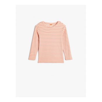 Bluza texturata cu model in dungi