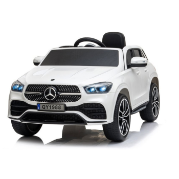 Masinuta electrica pentru copii 1-6 ani Mercedes GLE450 Lux Fast edition 90W roti moi scaun tapitat Telecomanda 2.4GHz lumini led masina copii 3 ani