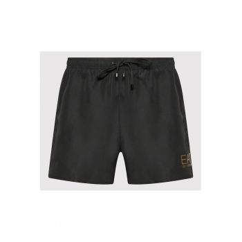 Pantaloni scurti de baie barbati - EA7 Emporio Armani - Poliester - Negru1
