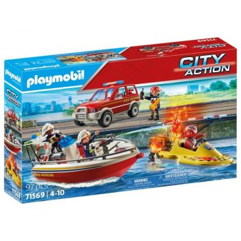Playmobil - Misiunea pompierilor pe apa