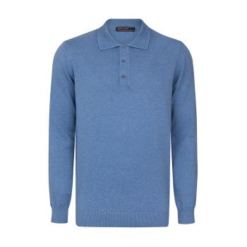 Pulover polo de bumbac