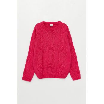 Pulover relaxed fit tricotat