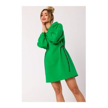 Rochie dama - Made of Emotion - Estrilla - Bumbac - Verde - ieftina la reducere