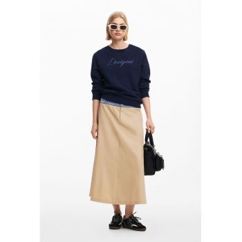 Bluza de trening cu logo cu strasuri