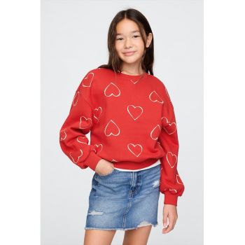 Bluza de trening cu model si maneci cazute