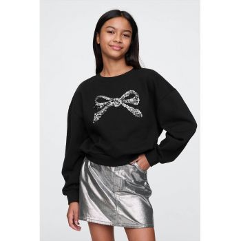Bluza de trening cu model si maneci cazute