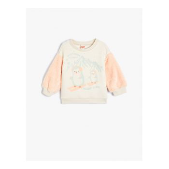 Bluza de trening din plus cu imprimeu grafic