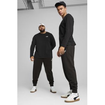 Pantaloni de trening din amestec de bumbac cu croiala conica