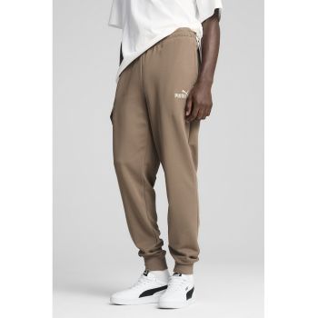 Pantaloni de trening relaxed fit din amestec de bumbac