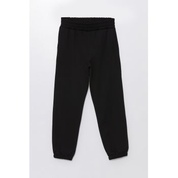 Pantaloni sport cu talie inalta