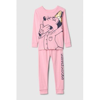 Pijama cu imprimeu Minnie Mouse