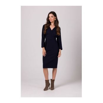 Rochie cu decolteu tip cache coeur -