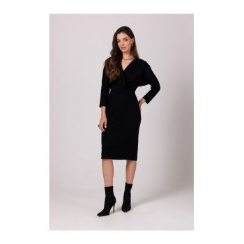 Rochie cu decolteu tip cache coeur -