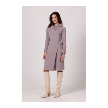 Rochie cu guler inalt -