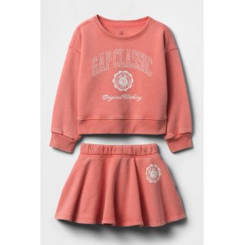 Set de bluza de trening si fusta mini