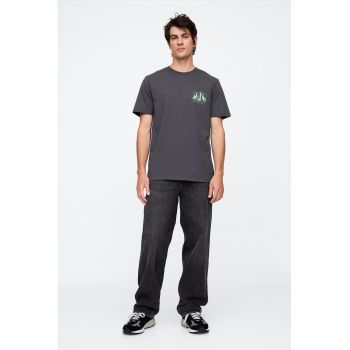 Tricou cu imprimeu pe partea din spate