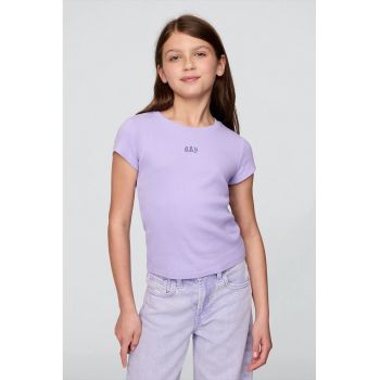 Tricou slim fit cu decolteu rotund
