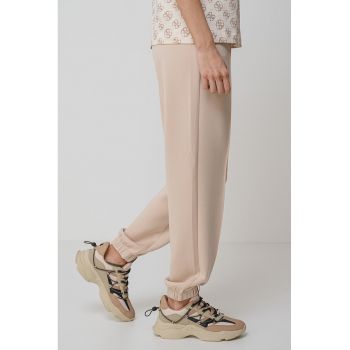 Pantaloni de trening din amestec de modal cu buzunare laterale