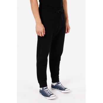 Pantaloni din bumbac cu imprimeu grafic