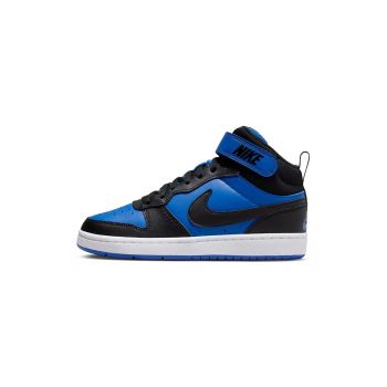Pantofi sport mid-high cu insertii de piele Court Borough