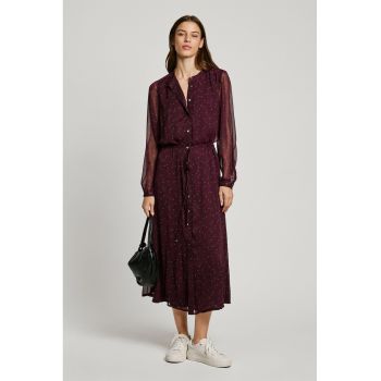 Rochie cu croiala in A si nasturi