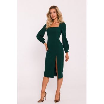 Rochie cu slit inalt pe picior