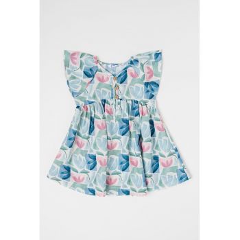 Rochie evazata cu decolteu rotund
